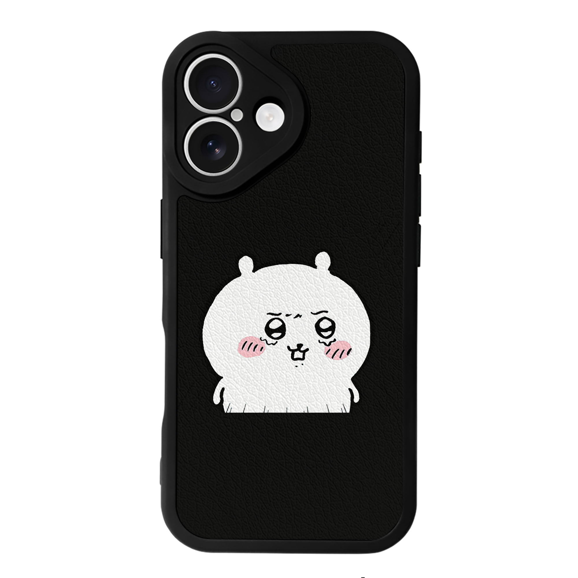 （画像用） ちいかわ ちいかわ Chii-kawa chiikawa 【iPhone 16シリーズ対応】シリコンスマホケース（レザー調） 材質：シリコン